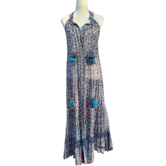 Poupette St. Barth Dresses & Skirts - Poupette St. Barth Summer Dress blue /red size small